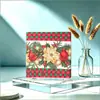 Servilletas Impresas Temática Navideña, Decoraciones de Mesa Festivas, Servilletas de Papel Desechables para Fiestas del Hogar