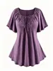 Exportación de Fábrica Fuente Talla Grande Ropa de Mujer Transfronteriza Holgada y Elegante Tallas Grandes Tops Venta de Liquidación Colección