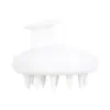 Popular Producto Nuevo Silicona Completa Pequeña Redonda Masajeador de Champú Mejorado Dientes de Silicona Alisado del Cabello Cepillo de Champú Peine Masajeador del Cuero Cabelludo