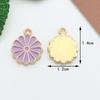 Fabricante de Accesorios de Joyería de Estilo Floral, Venta al por Mayor de Joyería DIY Hecha a Mano de Aleación, Accesorios de Joyería DIY con Goteo de Aceite Transfronterizo