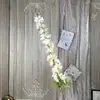 Ramo de flores artificiales de color champán para boda, decoración de hotel, diseño de boda, fondo de carretera, arreglo floral al por mayor