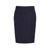 Falda coreana de mujer de cintura alta con abertura trasera anti-exposición para otoño e invierno, nueva falda bodycon ajustada con empalme tridimensional