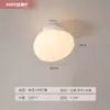 Luz Sencilla Nórdica para Pasillo Vestíbulo Entrada Techo LED Protección Ocular Creativa Lámpara de Techo Estilo Lujo Ligero Crema
