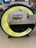Personalización Transfronteriza Carga Inalámbrica Portátil Altavoz Bluetooth Colorido BT3401 Luz Ambiental Reloj Despertador Altavoz