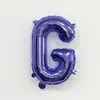 Globos de Película de Aluminio Morados de 16 pulgadas Alfanuméricos 0-9 A-Z Arreglos de Cumpleaños Decoraciones Globos de Papel de Aluminio Venta al por Mayor