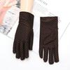 Guantes de protección solar de verano para mujer, primavera y otoño, finos, para andar en coche eléctrico, conducción, etiqueta, joyería elástica de encaje, protección UV