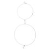 Joyería Transfronteriza de Moda Cadena Corporal de Pedrería Accesorios para Bikini de Verano Estilo Callejero Collar de Cristal Tendencia Caliente