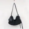 Bolsa tote de couro bovino fosco grande capacidade bolsa travesseiro bolsa de boliche feminina bolsa Boston ombro único bolsa para ir ao trabalho axila bolsa moderna