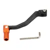 Adecuado para Motocicleta Todoterreno Kawasaki Crf250L Crf300L Palanca de Cambios de Engranajes Modificada de Aleación de Aluminio Negro Naranja