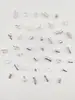 Conjunto de 40 Peças de Argolas para Cabelo Dreadlock Amazon Xiyin Temu Totalmente Gerenciado Shein Site Independente Estilização da Raiz do Cabelo Europeia e Americana