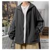 Chamarra Cortavientos con Cuello Vertical para Hombre 2023 Nueva Moda Estilo Coreano Deportiva Casual Cárdigan Solapa Chaqueta de Béisbol para Pareja