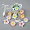 Pin de Flor de Plumeria Artificial de Espuma de 5 cm Accesorio para el Cabello Estilo Vacaciones Tropicales Decoración para Vestido Infantil