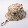 Fornecido Diretamente pelo Fabricante, Chapéu Gorro Camuflado para Sol ao Ar Livre, Chapéu de Pescador Camuflado, Chapéu Respirável Masculino, Chapéu Redondo de Lona Resistente ao Desgaste Estilo Americano
