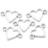 Accesorios de Joyería de Aleación DIY Estilo Mixto Forma de Corazón Pulsera Collar Llavero Colgante Joyería Hecha a Mano