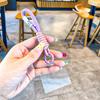 Corda de Tecido Trançado de Nylon Capa de Celular Cordão Nó Bicolor Chaveiro da Moda Corda Anti-perda Pingente Acessórios para Bolsa