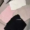 Top de punto acanalado blanco con cuello en V y manga corta Pure Desire Hot Girl para mujer, nuevo estilo de verano, top corto suave y ajustado