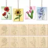 Piezas de Madera de Pascua Transfronterizas Sin Terminar Bricolaje Pintura Infantil Conejo Huevo Decoración Artesanía de Madera Adornos Colgantes