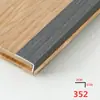 Tiras Adhesivas de PVC para Bordes de Piso de Madera, Tiras de Umbral, Tiras de Cierre de Ángulo Recto Grandes en Forma de 7, Tiras de Borde para Armarios