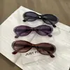 Moda Nuevas Gafas de Sol Pequeñas Ovaladas Incrustadas de Diamantes para Mujer Jóvenes Anti-UV Anti-reflejo