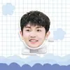 Yan Renzhong Robot de Viento de Acrílico Caminante Adorno Mercancía de Celebridad Imágenes Periféricas