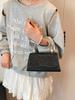 Bolso de Mano Versátil de Moda para Mujer 2025 Verano Nuevo Bolso de Mano tipo Cartera con Cierre de Candado y Lentejuelas, Estilo Elegante y Fresco, Bolso de Hombro