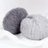 Lana Alpaca Mohair Hipocampo Grupo Lana Fina Bufanda Suéter Tejido a Mano Bolsa de Material DIY