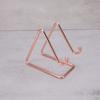 Nuevo en stock soporte para teléfono chapado en hierro dorado soporte para persona perezosa soporte de metal creativo plano para escritorio