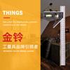 Jinling boutique regla de ángulo de acero angular móvil engrosada combinación regla de ángulo multifuncional 30cm regla de ángulo para carpintería outlet de fábrica