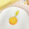 Llavero de Micro Pastel de Nieve Food and Play Accesorios de Chica Ins Corazón de Chica Colgante Exquisito para Memoria USB de Computadora Adornos Colgantes de Bocadillos para Estudiantes