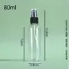 En stock para venta al por mayor 10ml 20ml Botellas de spray transparentes de PET, botellas dispensadoras de plástico, botellas de plástico vacías, botellas de spray pequeñas