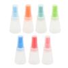 En stock Pincel de Aceite de Silicona para Barbacoa Cepillo para Barbacoa de Camping al Aire Libre con Escala Botella Pote de Aceite Integrado Pincel de Aceite de Silicona para Barbacoa