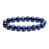 Pulsera de cristal en polvo púrpura ojo de tigre natural, pulsera de moda de obsidiana, pulsera de piedra semipreciosa, joyería de moda transfronteriza al por mayor