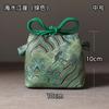 Erya Brocado Engrosado Almacenamiento Bolsa de Viaje Lata de Té Taza de Té Juego de Té Bolsa de Tela Tetera Bolsa de Tela Portátil