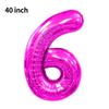 Novo Balão Digital Grande de 40 polegadas Versão Americana 0-9 Imitação de Alumínio Americano Balão para Arranjo de Festa de Aniversário Festa de Balões