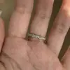 Anel Vintage de Flor de Íris de Luxo Leve para Mulheres, Design de Nicho Ins, Fashion, Requintado, Versátil, com um Toque Cool e Elegante, Ouro 18k