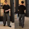 Moda Retro Versátil Atractivo Moderno Casual Verano Nuevos Pantalones Largos Casuales Clásicos de Cuadros para Hombre Salida Diaria