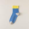 Calcetines Zhuji para mujer primavera y verano nuevos calcetines color dopamina marea calcetines de algodón transpirables desodorantes absorbentes de sudor de fibra de bambú al por mayor