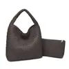 Nova Bolsa Simples Tecida à Mão para Mulheres Grande Capacidade Bolsa Tote de Ombro Bolsa de Axila Bolsa Saco Bolsa para Mãe