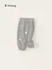 Ropa para Niños Youbao 2026 Primavera y Otoño Nuevos Pantalones Casuales para Niñas Pantalones Casuales Rayados para Niños Pequeños Pantalones de Linterna