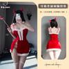 Lencería sexy al final de la temporada Cosplay navideño original Top tipo tubo de deseo puro Falda de cadera Traje sexy de conejita tentación