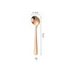 Cuchara para condimentos de acero inoxidable 304, cuchara para sal doméstica, cuchara pequeña dorada linda, cuchara para mezclar café, cuchara, cuchara, cuchara para helado