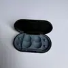 Exclusivo para Estojo de Armazenamento de Fone de Ouvido Oval Transfronteiriço com Encaixe Interno de Silicone e Cordão Anti-perda Portátil Multicor Proteção para Fones de Ouvido