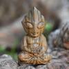 Tuya Madera de Sándalo Verde Meditación Ultraman Tiga Talla de Madera Juguete Portátil Caricatura Regalo de Cumpleaños para Niño Adorno