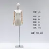 Mannequins estilo coreano suportes para vitrine de loja de roupas femininas de comprimento médio manequim de corpo inteiro para loja de roupas mesa humana manequim de loja de roupas
