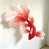 Decoración de Habitación de Boda con Peces Koi para un Ambiente Festivo, Adornos de Año Nuevo 2026, Decoraciones Colgantes de Koi Rojas Prehechas para Montaje de Escena