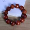 Pulseira Masculina de Sândalo Verde com Círculo Único, Contas de Sândalo Estilo Étnico, Contas de Pérola, Pulseira Cultural