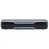  Barra de Sonido de Escritorio Larga Inalámbrica Efecto de Luz RGB Altavoz Pequeño Barra de Sonido Bluetooth Portátil Sistema de Audio para el Hogar