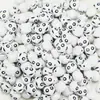 Cuentas Acrílicas, Varias Cuentas de Colores con Letras, Joyería con Cuentas, Cuentas Cuadradas Creativas, Cuentas Redondas, Cuentas Planas, Accesorios para Joyería DIY, Colorido