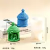 Molde de Silicona para Vela de Aromaterapia de Casa Cabaña, Molde de Resina para Casa Pequeña de Navidad DIY para Adornos de Epoxi Yeso