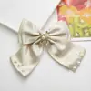 Nuevos Accesorios para Peinado de Lazo de Doble Capa con Perlas y Diamantes Estampados en Tela Estilo Coreano Accesorios para Pasador de Pelo DIY Accesorios para Equipaje Ropa
